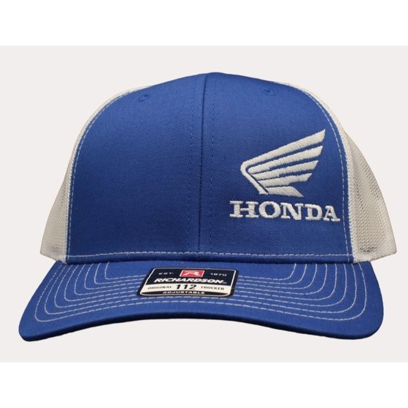 Honda Wing Richardson 112 Snap Back Trucker Hat ***Embroidered*** - Picture 1 of 4